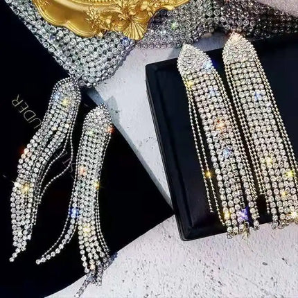 New Fashion Trend Unique Design Elegant Delicate Zircon Butterfly Tassel Earrings For Women Jewelry Wedding Party Premium Gifts