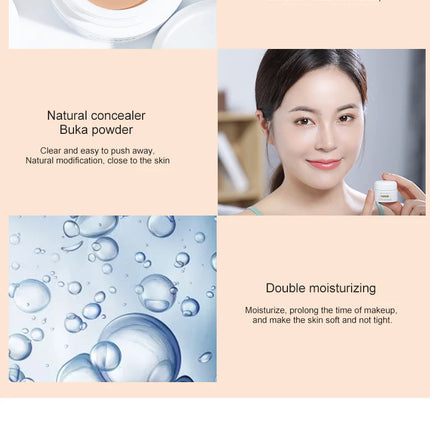 1pcs 3-Color Concealer Waterproof Full Coverage Concealer Professionally Cover Dark Circles Around Eyes and Face for All Skin