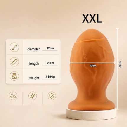 S/XXL Buttplug Silicone Super Big Anal Dildo Balls Fisting Huge Butt Plug Anal Dilator Training Masturbation Sex Toy Men Women