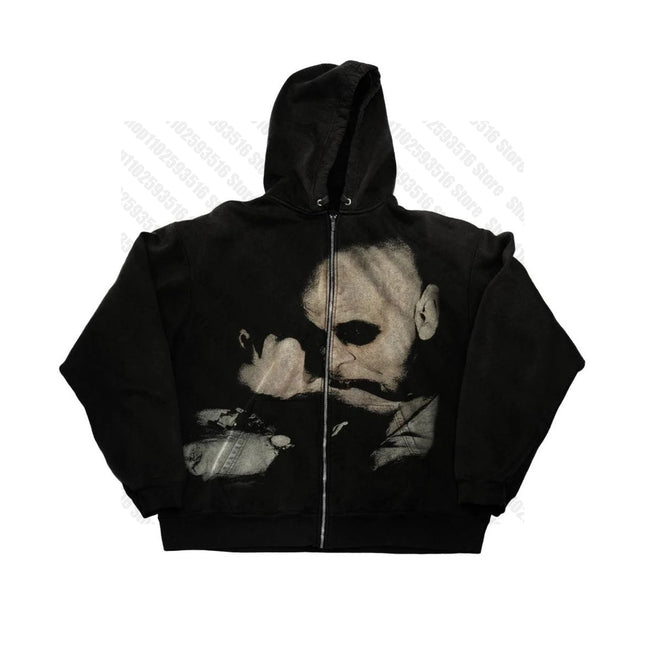 Clothing Female Top Hoodie Graphic Hoodies Y2k Aesthetic Sweatshirts Kawaii Clothes for Women Pullover Zip Up Hoodies Grunge Emo