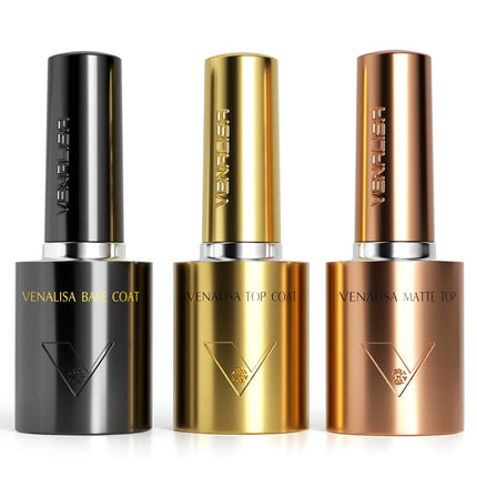 10ml Venalisa Super Glossy Top Coat Hema Free Soak Off UV LED Refillment Diamond Long Wear Anti-Yellow No-Sticky Top Coat