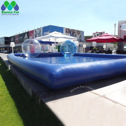 Portable Square Shape Inflatable Swimming Pool For Sale,water Zorb Walking Ball Pools For Outdoor Kids Activity Summer Water fun
