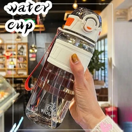 Water Bottle Travel 1L  for Sports Plastic Water Cup for Girl Boy School Portable 1 Liter 750ml Water Kettle Fitness Gym Outdoor