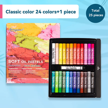 Artist Soft Oil Pastel Set 12/25/38/50 Colors Professional Painting Drawing Graffiti Art Crayons Washable Round Non Toxic Sticks