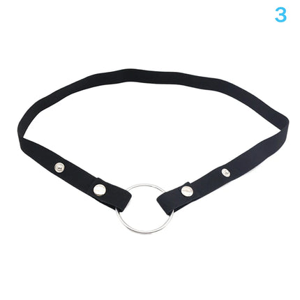 Adjustable Anti-Off Male Chastity Cage Device with Auxiliary Belt And Three-Way Widen Elastic Band Rope Sexy Underwear for Men