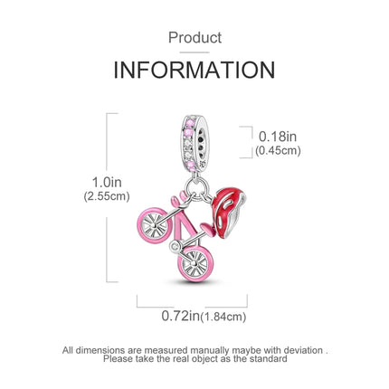 925 Sterling Silver Motorcycle Sports Car Bicycle Charms Pendents Fit Qikaola Original Bracelets Fine DIY Birthday Jewelry Gifts