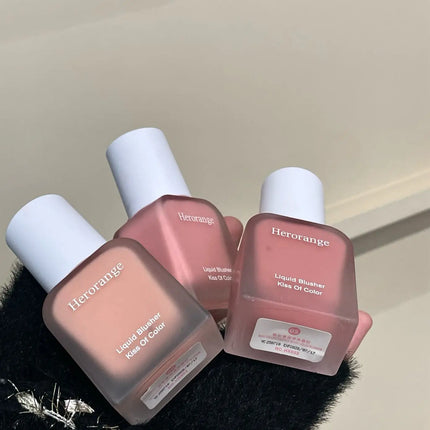 Herorange Hydrating Liquid Blush Lightweight Smooth Blend Non Cakey Natural Glow Long Lasting All Skin Types