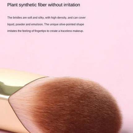 1/2pcs Foundation Brush Oblique Head Concealer Brush Face Liquid Cream Powder Make Up Brushes Face Contour Beauty Tool