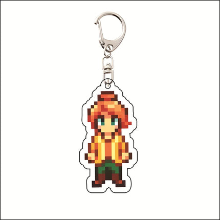 Stardew Valley 5cm Acrylic keychain Cute Desktop Ornament Collectible  Gift in Stock Action Figure Toy Accept customization