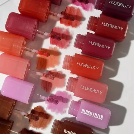 Fashion Beauty Blush Filter Soft Glow Liquid Blush Shiny Lip Gloss Blusher Lipstick Cotton Candy Bubblegum Concealer Cosmetics