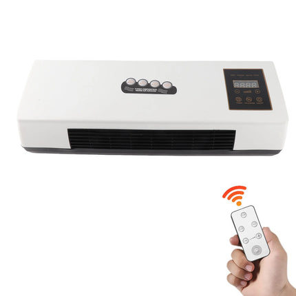 Electric Wall Heater Small Heater Fan Portable Wall Mounted Electric Heater Hot Fan for Bathroom Bedroom Wall Mounted Hot Fan