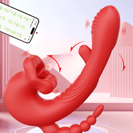 Adult Toys Licking Swing Tongue Vibrator Female Masturbation Tools for Women Sex Toy Vibration Stimulator Rose Dildo Sex Toys 18