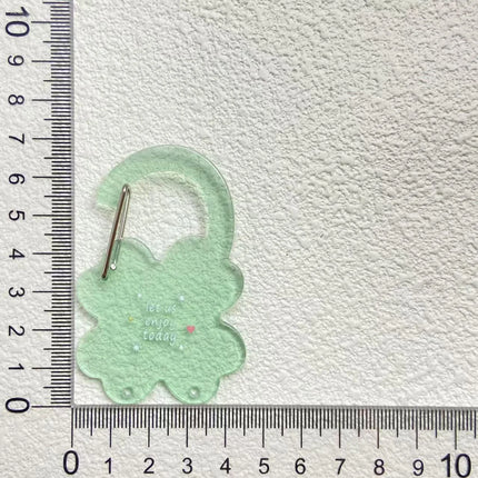 Kawaii Black white notes Illustration trinkets keychain bag charms Acrylic pendant Carabiner Backpack Pendant Decoration Gifts