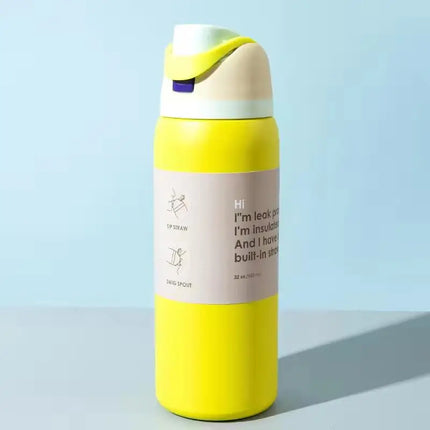 1Pc Vacuum Flasks & Thermoses Water Bottle Drinkware Thermo Tumbler Stainless Steel Thermal Mug Original Cold Hot Coffee
