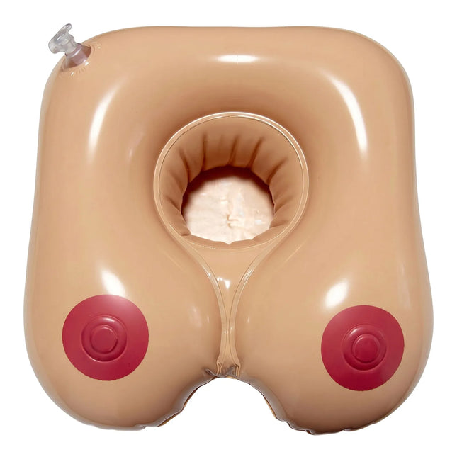 for Pools Funny Cup Holder Pool Floats Breast Shaped Inflatable Drink Holder Floating Beverage For Pool Party