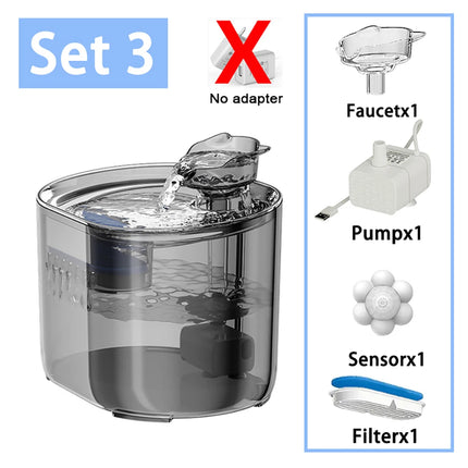 2.2L Intelligent Cat Water Fountain,Pet Water Dispenser With Filter,Dog Drinking Fountain For Cats,Ultra Quiet Water Pump