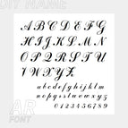 SMTBLKZ-AR  Font / Gold Color