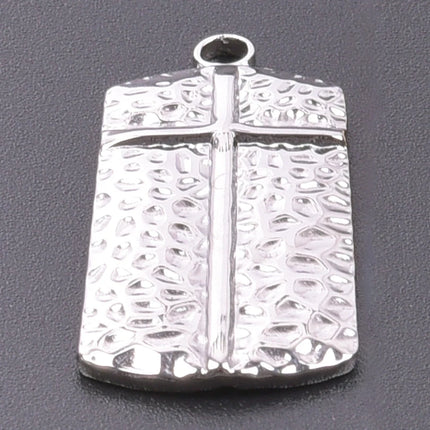5pcs/Lot High Quality Stainless Steel Cross Pendants For Jewelry Making Supplies Metal Rose Lava Ankh Cross Charms DIY Materials
