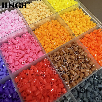 Perler Beads with box Mard Bean Fusion 2.6mm Pindou DIY material bag Holiday Gifts Hama Beads Handicraft Handmake keychain