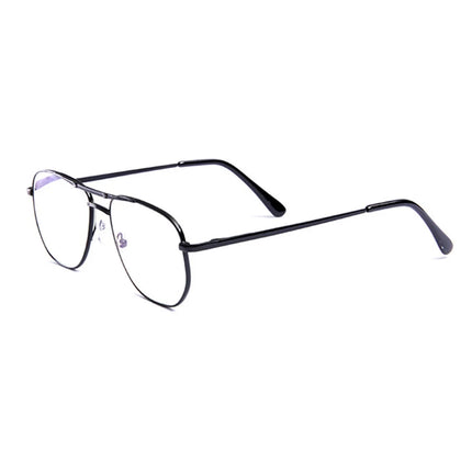 Unisex Stainless Steel Pilot Reading Glasses Women Men Anti Blue Light Presbyopic Eyeglasses Double Bridge Hyperopia Spectacles