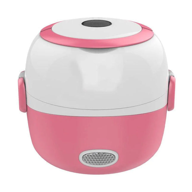 2026 New Electric Lunch Box, 3 Layers 2L Portable Electric Heating Bento Lunch Box Rice Cooker, 110V 200W, Stainless Steel+PP