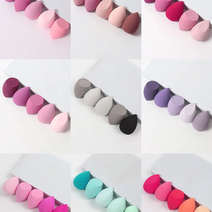 5-Pack Dual-Use Makeup Sponge Set - Velvet for Liquid/Cream/Powder | Vegan Eco-Friendly Travel Essentials