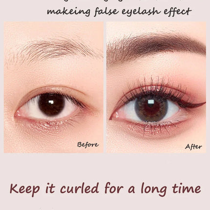 Silk Fiber Black Mascara Natural Curling Lengthens Ultra-Fine Eyelashes Women's Professional Waterproof Makeup Cosmetic Mascara