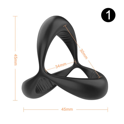 Silicone Cock Ring on for Men Delay Ejaculation Erection Sex Product Adult 18 BDSM Toy for Gay Penis Ring Man Dick Enlarger Ring