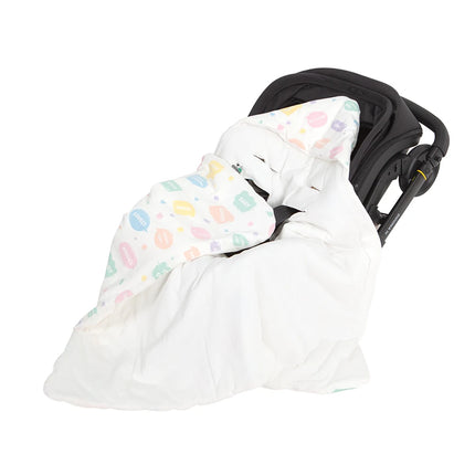 Baby Wrap Blanket For The Newborn With Windproof Hooded In A Infant Car Seat Autumn Warm Envelope For Discharge 0-6 Months