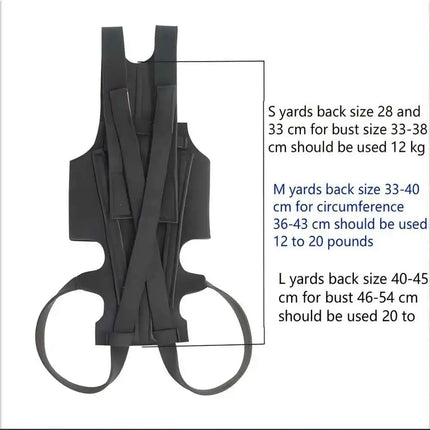 Breathable Dog Back Brace Comfortable Pet Back Bracer For IVDD Back Protector Helps Injury Recovery And Rehabilitation S/M/L