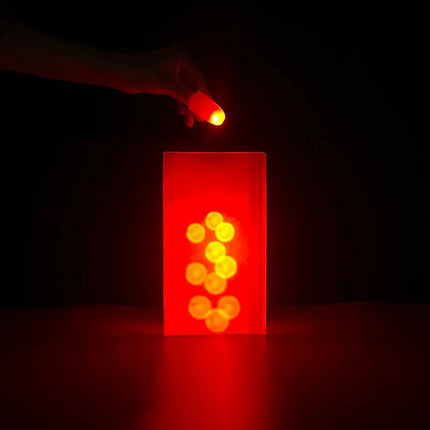 Remote control Bag O Lites Light Up Include Finger Light Magic Tricks Red Light For Toy Mentalism Bar Show Illusion Tour