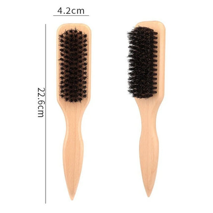 Professional Barber Styling Bristle Brush- Fragrance-Free Boar Bristle Hair Brush (Unisex) , Suitable for Thick/Fine Hair