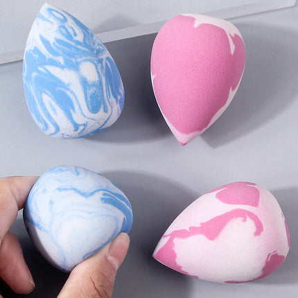 6PCS Ombre Multi-Use Makeup Sponges - Professional Face Blending Tools for Flawless Liquid/Powder & Color Cosmetics