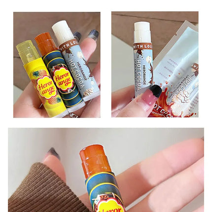 Multi flavor lollipop lipstick Hot Cocoa Lip Mask Moisturizes, moisturizes and reduces lip lines for men and women