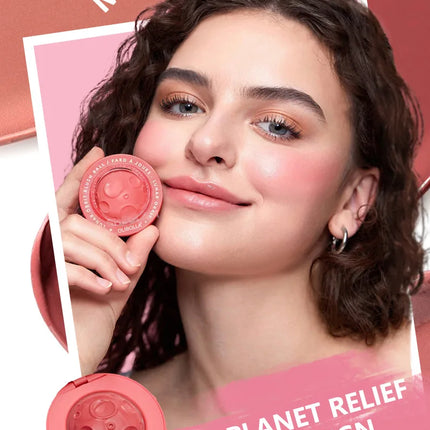 Moon modeling 2 in 1 Lip Mud Mist Lipstick Moisturizing Velvet Matte Mousse Solid Lip Gloss Cheek Blush Cream Tint Lips Makeup