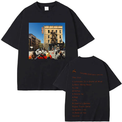 Joe Keery 2025 New Tshirt Djo De Crux Album T-shirt Men Women  Retro Harajuku Cotton Streetwear Trend Versatile Tee Clothing Y2K