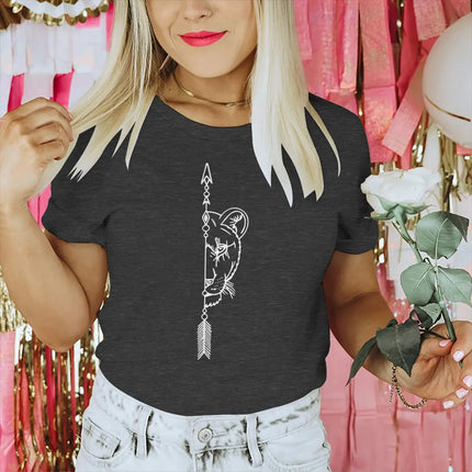 Couple Vintage Lion Print Casual T-shirts Short Sleeve Round Neck Women Men Streetwear Lover Matching Clothing