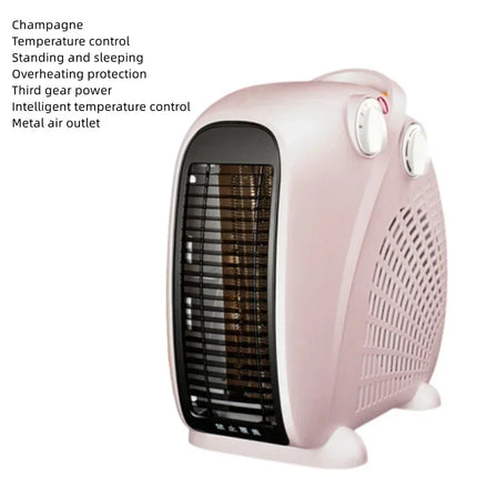 2025 Electric heating fan home air heater small solar heater Mini bathroom energy saving heater 200A2