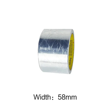High Temperature Resistance Aluminum Foil Tape Kitchen Pipe Repair Tape Adhesive Sealing Foil Heat Insulation Leak Proof Tape