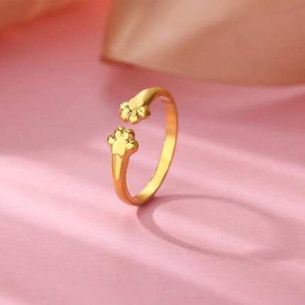 Stainless Steel Zircon Geometric Rings For Women Luxury Evil Eye Gold Color Adjustable Trendy Wedding Aesthetic Jewerly Gift