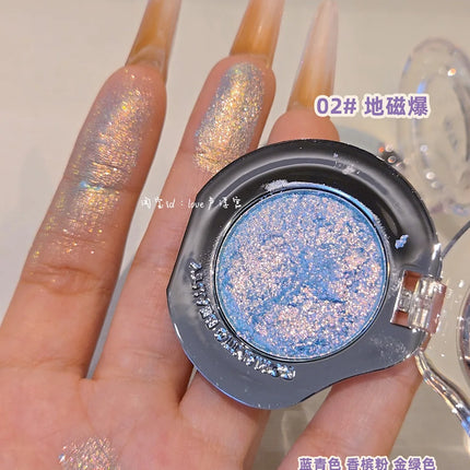 RMT Galaxy Chameleon Monochrome Eye Shadow Flash Long-Lasting Spotflash Highlight Eyeshadow Pearlescent Silky 1.7g