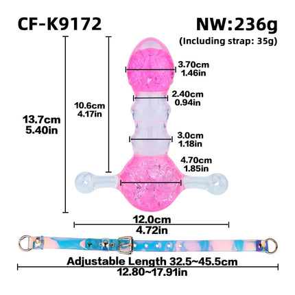 Adjustable Mouth Plug Silicone Anal Plug Dilator with Ball Gag and Straps BDSM Adult Sex Toy for Women and Men Role Play 18+