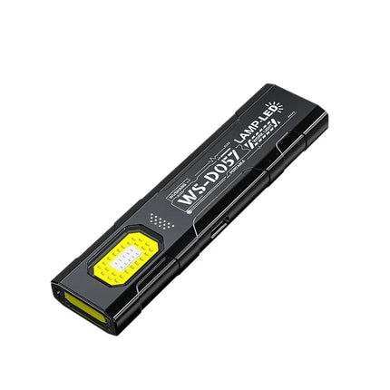 D2 Powerful 550LM EDC Flashlight USB Rechargeable Portable Torch with COB Red and Blue Lights Outdoor Portable Pen Clip Lantern
