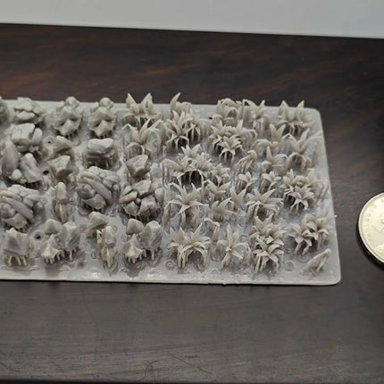1/35 1/24 Scene Accessories Gravel and Grass Abandoned pipeline Flame effect parts 3D Printing Resin Accessories Fantasy Scene