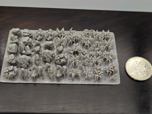1/35 1/24 Scene Accessories Gravel and Grass Abandoned pipeline Flame effect parts 3D Printing Resin Accessories Fantasy Scene