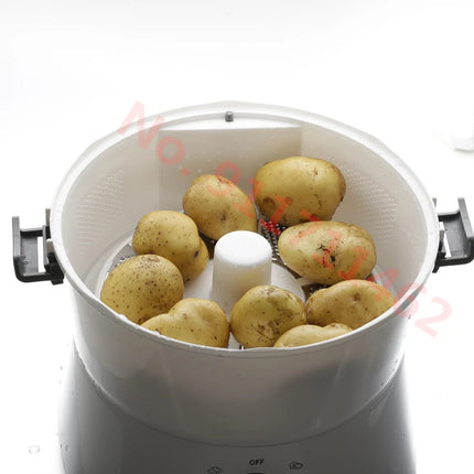 110V/220V Small Electric Potato Peeler Home Automatic Potato Peeling Machine Vegetables Salad Rotating Dehydrator