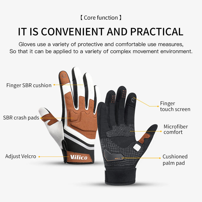 Tactical Gear Touch Screen Cycling Gloves Thermal Warm Windproof Full Finger Waterproof Bicycle Road Bike Gloves For Men Women