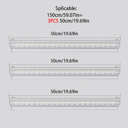 30cm-150cm Kitchen Takeaway Order Organizer Ticket Holder PVC Takeout Orders & Restaurant Tickets Rack for Office Cafes Pubs