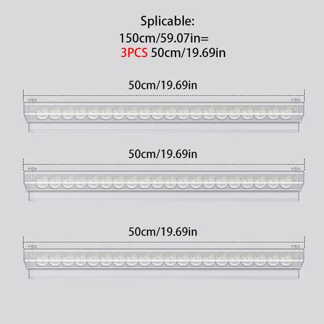 30cm-150cm Kitchen Takeaway Order Organizer Ticket Holder PVC Takeout Orders & Restaurant Tickets Rack for Office Cafes Pubs