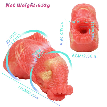 LUUK Liquid Silicone Male Masturbator Fantasy Animal Aircraft Cup Pussy Pocket Stroker Onahole Sex Toys for Man Penis Exercise